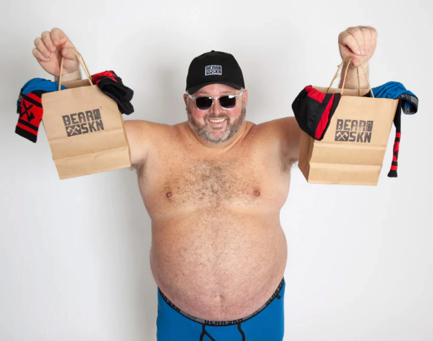 BEAR SKN - Bamboo Boxer Brief - Backwoods Red 2.5 4 BEAR SKN - Bamboo Boxer Brief - Backwoods Red 2.5 - Image 4