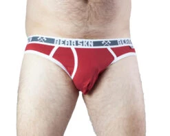 BEAR SKN Jockstrap - Raspberry Lights -Men Swimwear Store Bear Skn 63445 Red Jock underU4men1 17330.1646175014