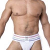CellBlock 13 Tight End Jockstrap - Pride White