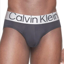 Calvin Klein - Reconsidered Steel Micro Hip Brief - Grey