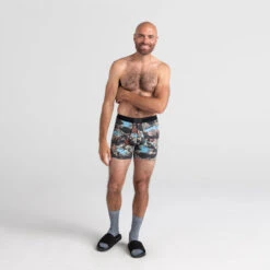 SAXX Quest 2.0 Black Mountainscape MOB 8 SAXX Quest 2.0 Black Mountainscape MOB -Men Swimwear Store SAXX Quest 2.0 MOD Blk Mountain 59537 underU4men2 24696.1651263584