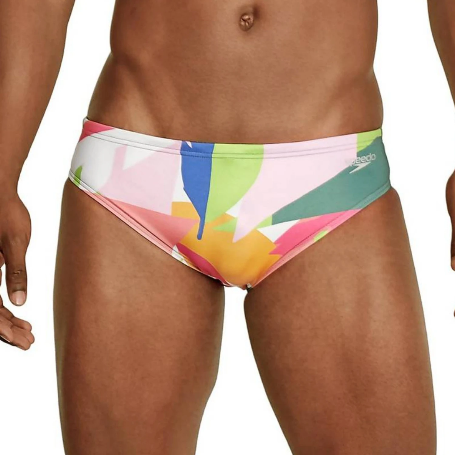Speedo - Printed One Swim Brief - Block Tropic 1 Speedo - Printed One Swim Brief - Block Tropic