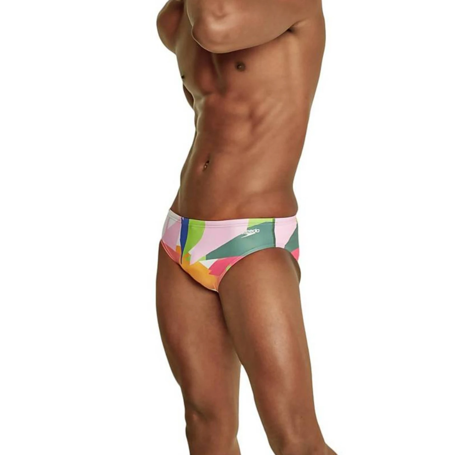 Speedo - Printed One Swim Brief - Block Tropic 4 Speedo - Printed One Swim Brief - Block Tropic - Image 4